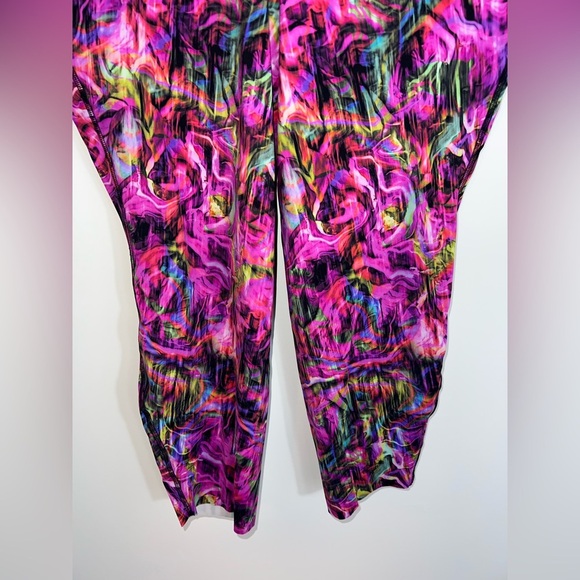 Lululemon Base Pace High-Rise Tight leggings - Hyper Flow Pink Multi size 18 - Picture 4 of 14